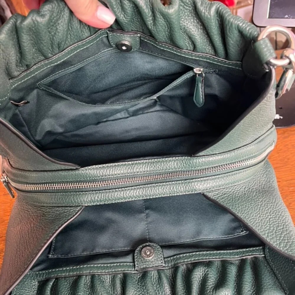 Coach Maya Shoulder Bag Green - Picture 2 of 6